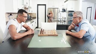 Hot Model Seduces Nerdy Virgins Kitana Montana, Mick Blue, Alex Jones Сover